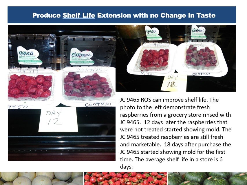 Shelf-life extension with no change in taste.