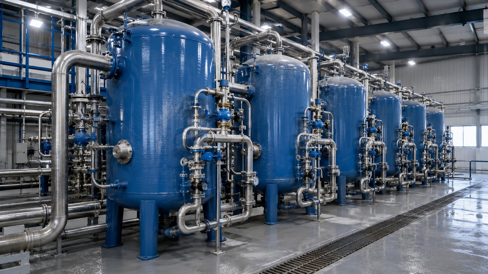 Membrane and carbon pretreatment